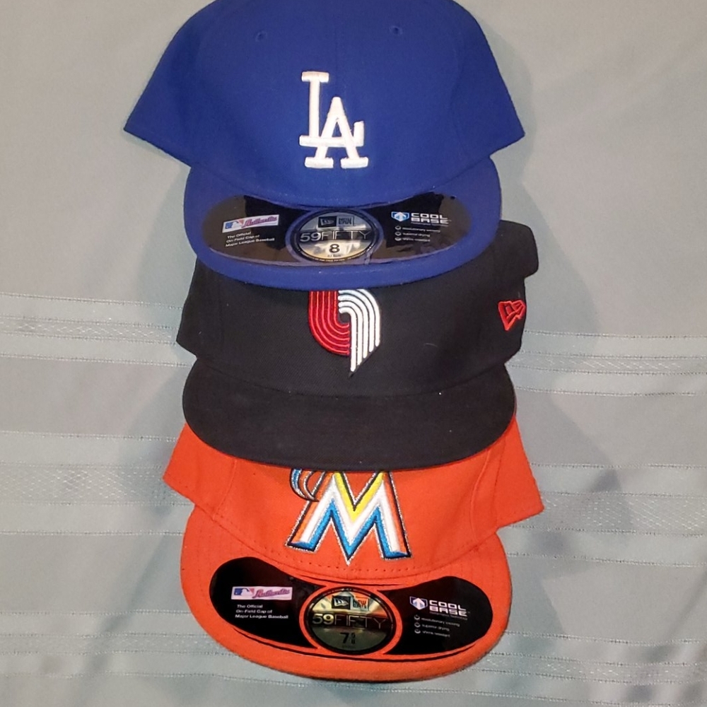 3 new era fitted hats bundle